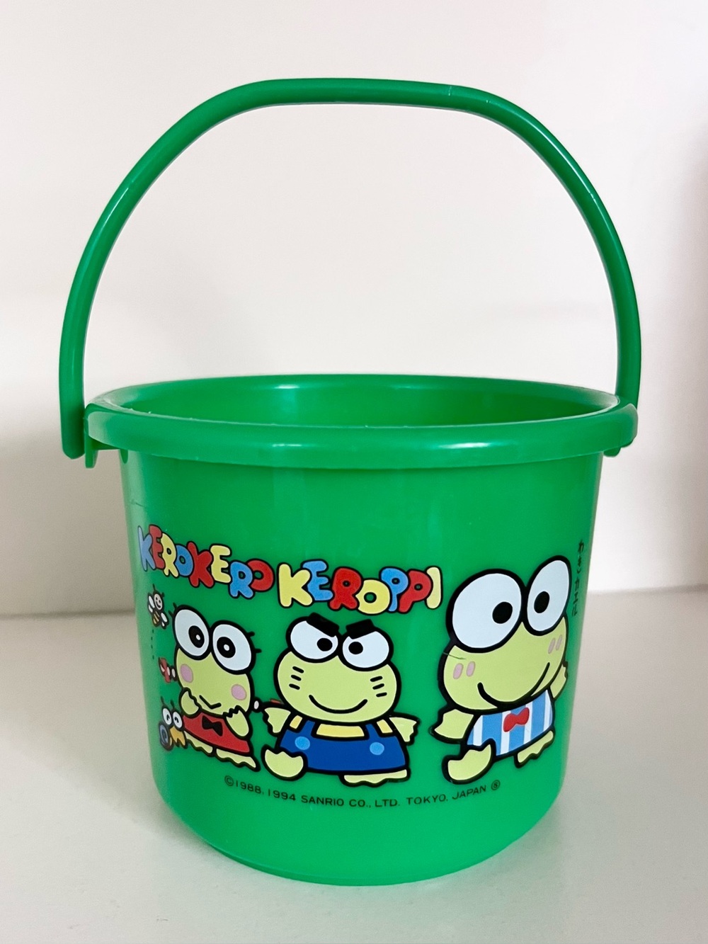 Keroppi 1994 Made in Japan Bucket Vintage Sanrio